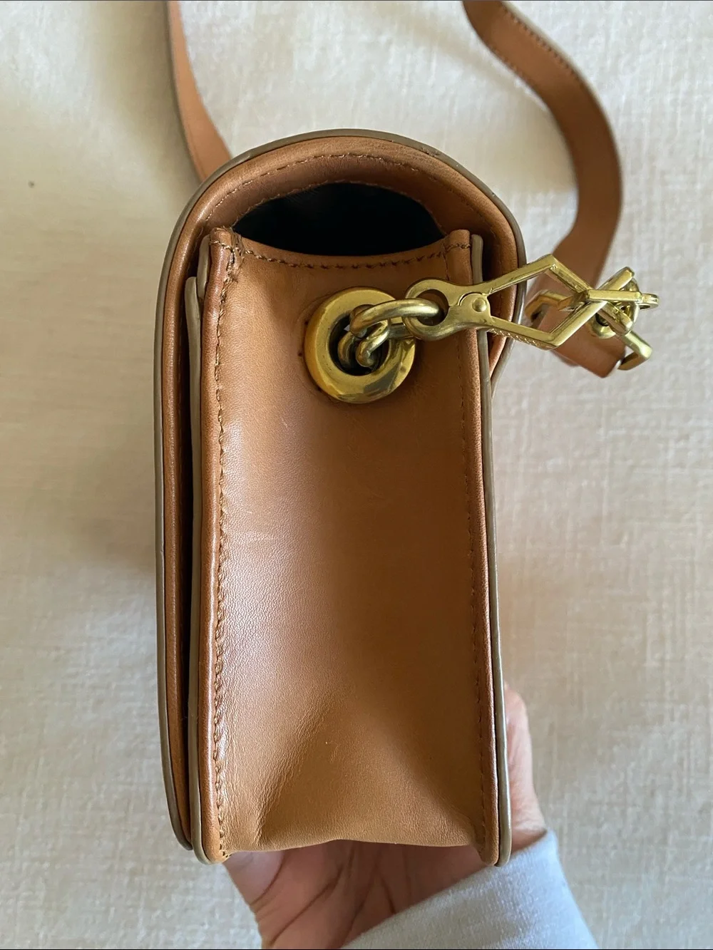 Vintage 90’s Leather J Crew Bag